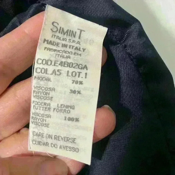 ARMANI Junior Navy Blue Bomber Jacket - Picture 4 of 7